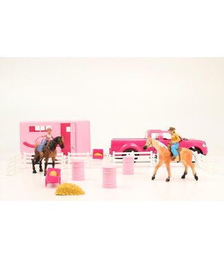 M&F Western Trck/Trailr/BarrelFigSet