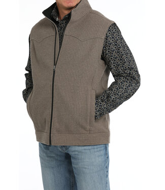 cinch Mens Wooly Bonded Vest Khaki MWV1909003