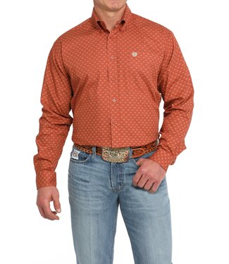cinch Mens LS Orange MTW1105847