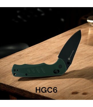 Western Fashion Accessories HGC6 Green Handle Axis Lock