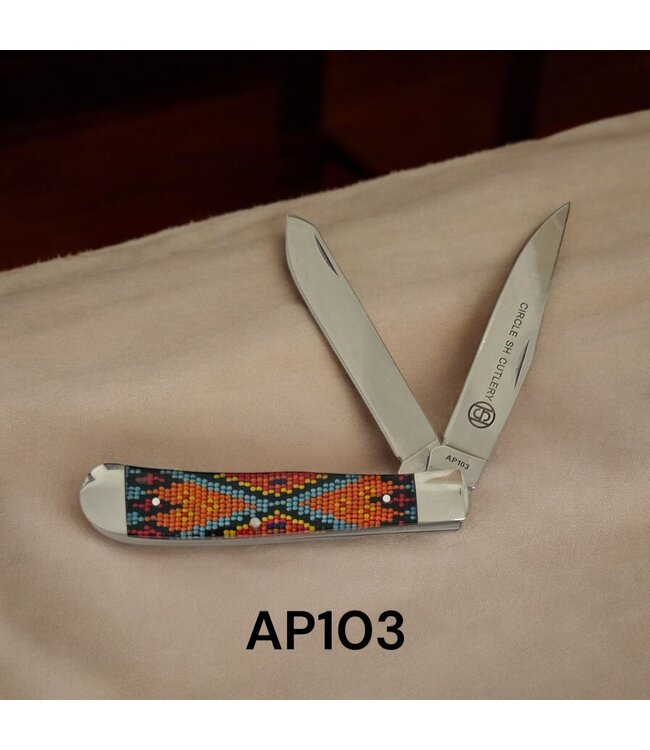 AP103 Orange Blue Aztec