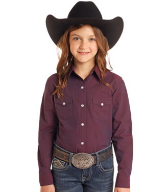 Panhandle Slim RGN2S05104 Girls LS Snap