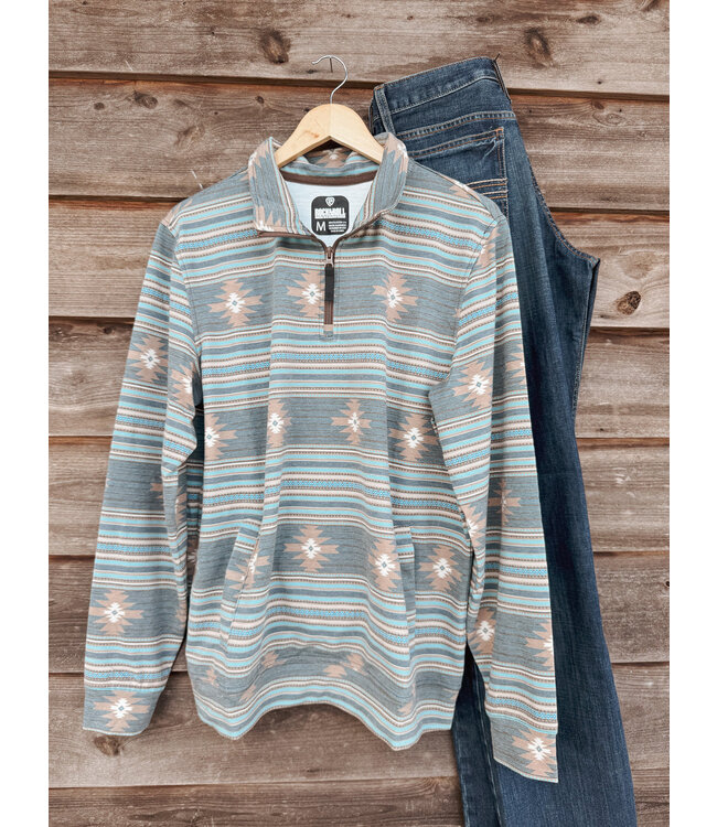 BM91T05349 Printed Pullover Teal
