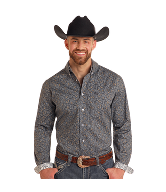 Panhandle Slim PMB2S05392 Mens Button Charcoal