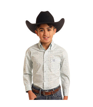 Panhandle Slim PBB2S05389 Boys Button Turq