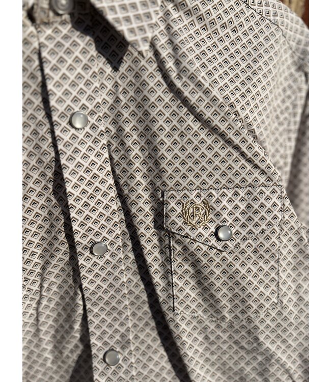 PBB2S05395 Boys Button Khaki