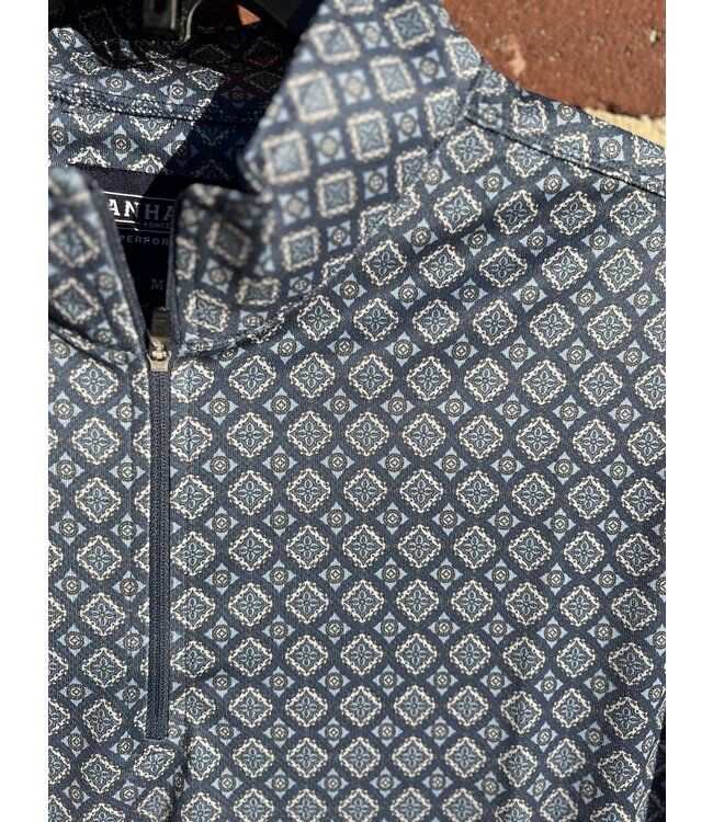 TM91T05532 Mens 1/4 Zip Pullover Navy