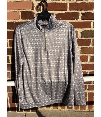 Panhandle Slim TM91T05533 Mens 1/4 Zip Pullover Taupe