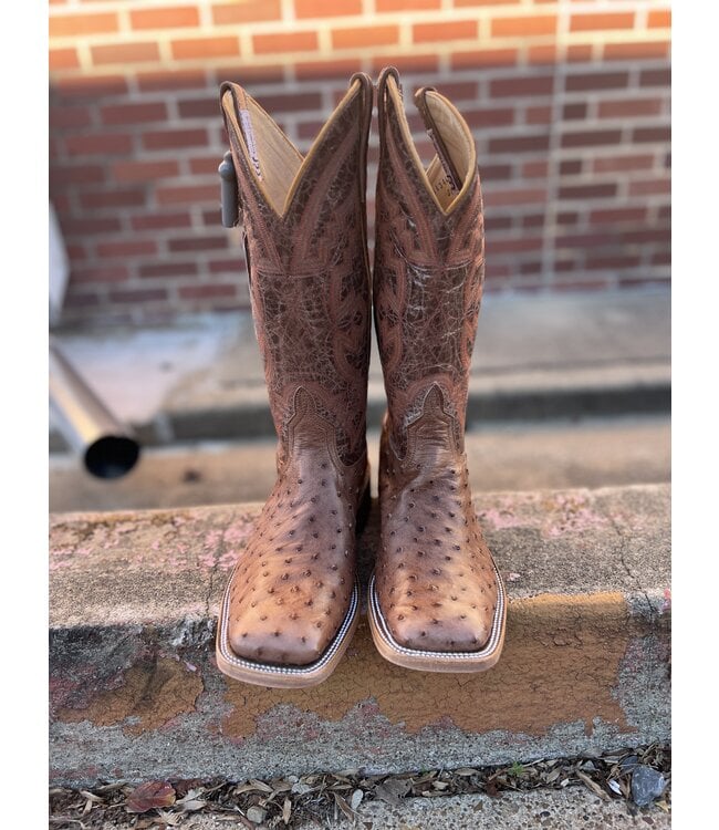 S1099 Rum Brown FQ Ostrich