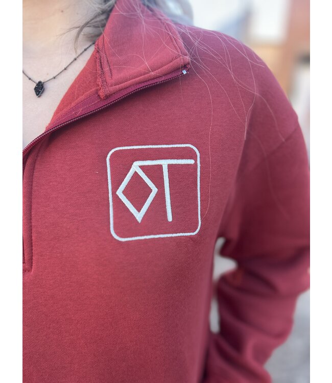 The Brand Pullover Mesquite Red