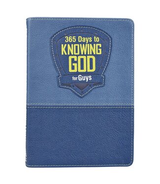 christian art gifts Kid Book 365 Days To Knowing God For Guys Faux Leather