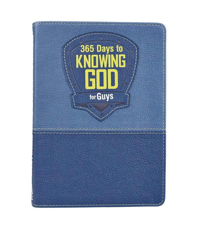 christian art gifts Kid Book 365 Days To Knowing God For Guys Faux Leather