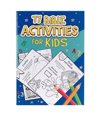 christian art gifts Kid Book 77 Bible Activities Softcover