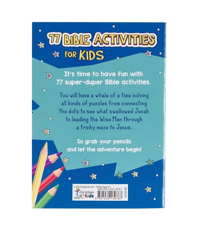 Kid Book 77 Bible Activities Softcover