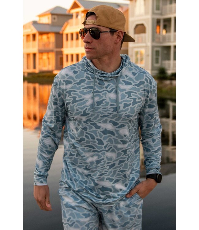 Performance Hoodie Seaside Camo