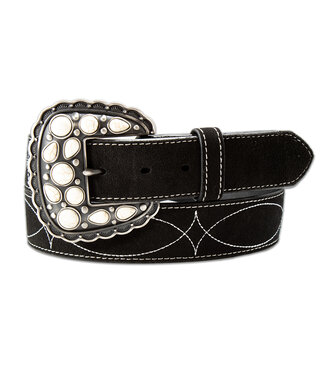 M&F Western Black Roughout Figure 8 Belt D140010801 R2