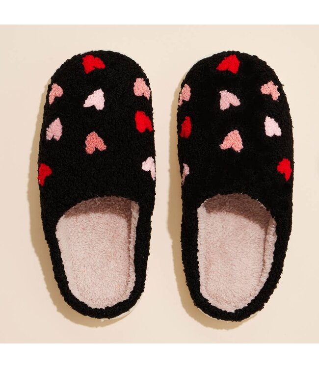 Multi Hearts Home Slippers