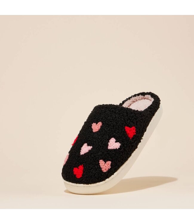 Multi Hearts Home Slippers