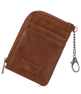 montana west WG2208-W005BR Wrangler Mini Zip Card Case