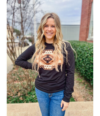 sterling kreek Navajo Rug Long Sleeved Tee