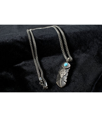 M&F Western D47020 Black Feather Necklace