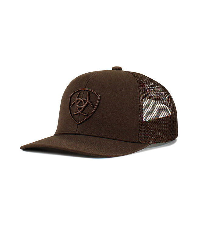 Ariat brown on Brown Shield Cap