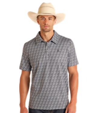 Panhandle Slim TM51T05709 SS Polo Snap Black