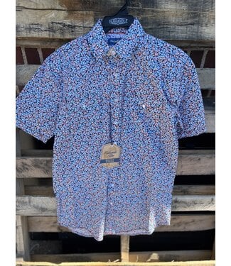 Panhandle Slim RMB2S04590 Mens LS Button Blue