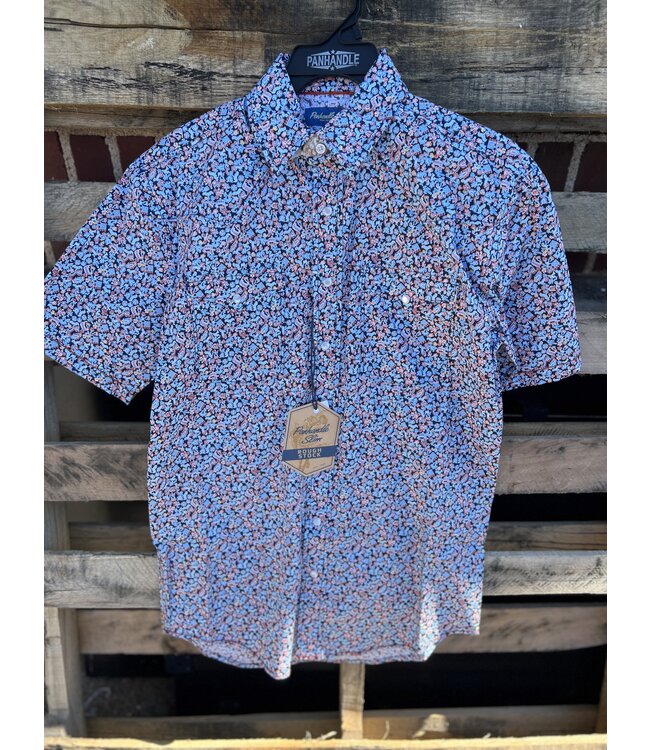 RMB2S04590 Mens LS Button Blue