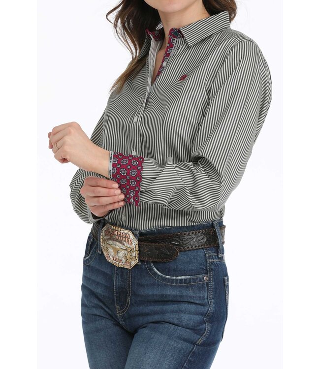 MSW9165065 Ladies LS Tencel Black