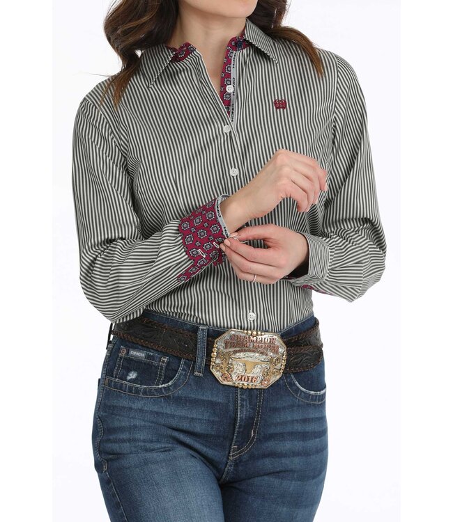 MSW9165065 Ladies LS Tencel Black