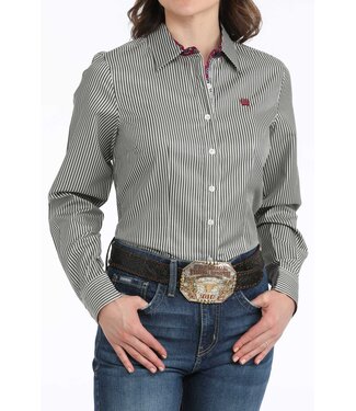 cinch MSW9165065 Ladies LS Tencel Black
