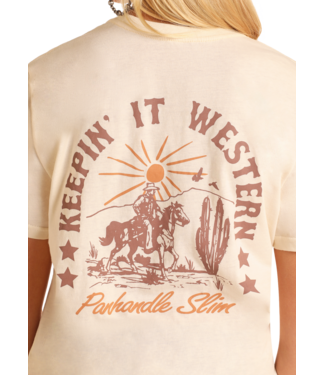 Panhandle Slim PU21T05770 Keepin It Western Graphic Tee