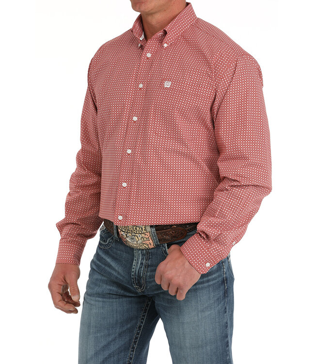 MTW1105871 Mens Weave Print Red