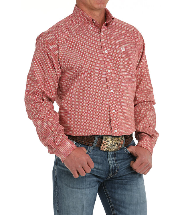 MTW1105871 Mens Weave Print Red