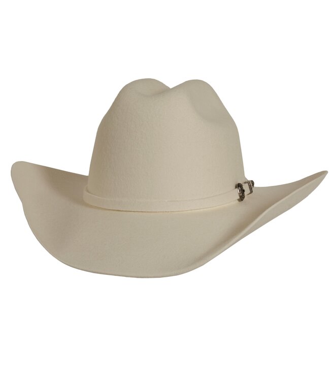 Cattleman Felt Cowboy Hat White