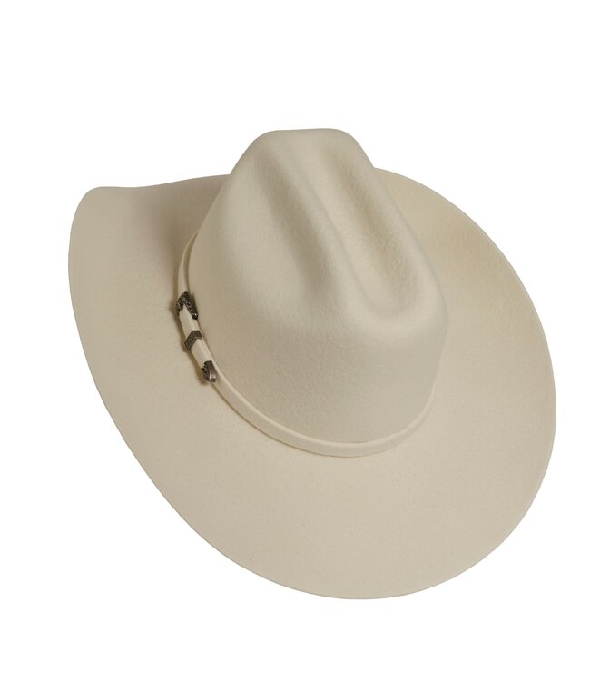 Cattleman Felt Cowboy Hat White