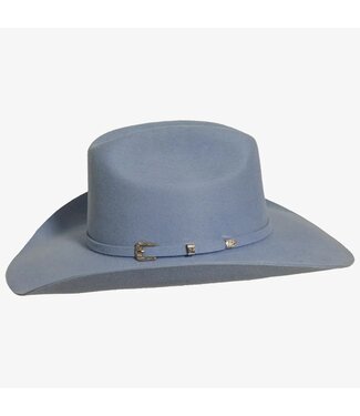 American Hat Makers Cattleman Felt Cowboy Hat Blue