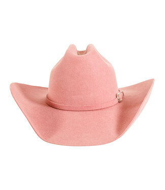 American Hat Makers Cattleman Felt Cowboy Hat Soft Pink