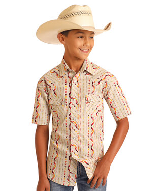 Panhandle Slim BBN3S05844 SS Aztec Stipe SS Natural