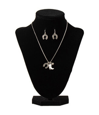 M&F Western Boot & Horseshoe Necklace Set D450022905