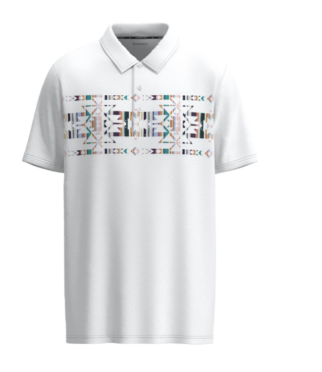The Weekender Polo White/Aztec HP034WHAZ