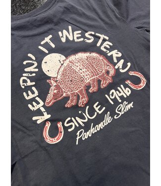 Panhandle Slim PU21T05779 Graphic Tee Charcoal