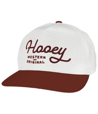 Hooey OG White Maroon Trucker 2560T-WHMR