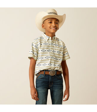 Ariat Intl 10054783 Boys Christopher SS Mint