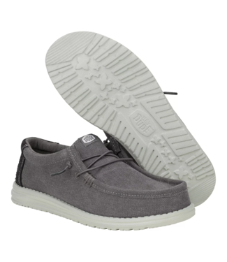 Hey Dude Wally Workwear Granite Grey/Black