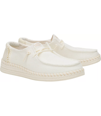 Hey Dude Wendy Espadrille Woven White