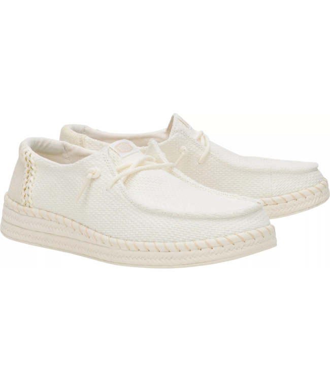 Wendy Espadrille Woven White