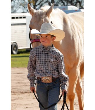 cinch MTW7060372 Boys LS Print Grey