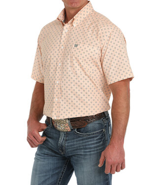 cinch MTW1111473 Mens SS Print Orange